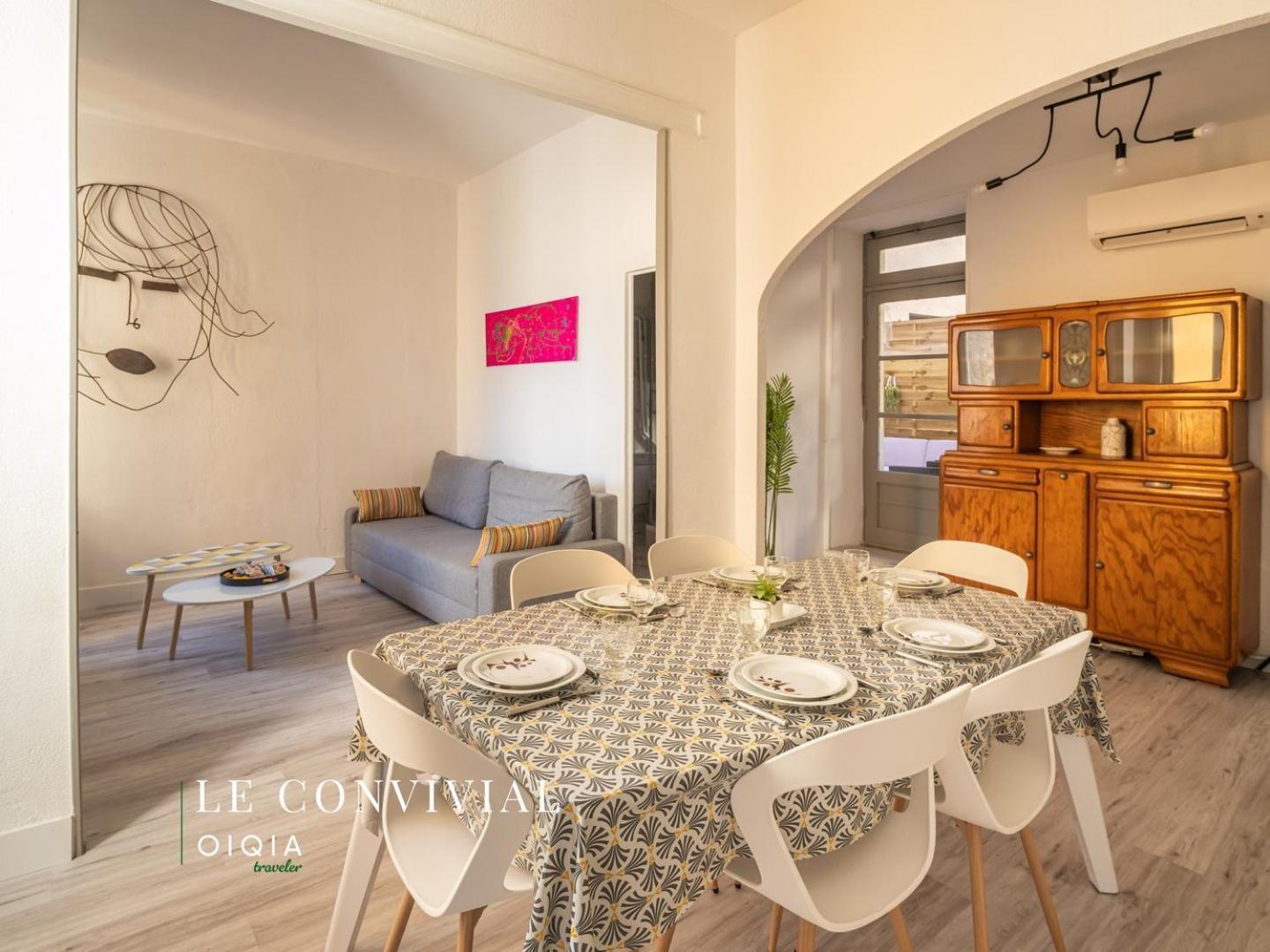 Le Convivial ~ Climatisation ~ Terrasse ~ Halles 纳博讷 外观 照片